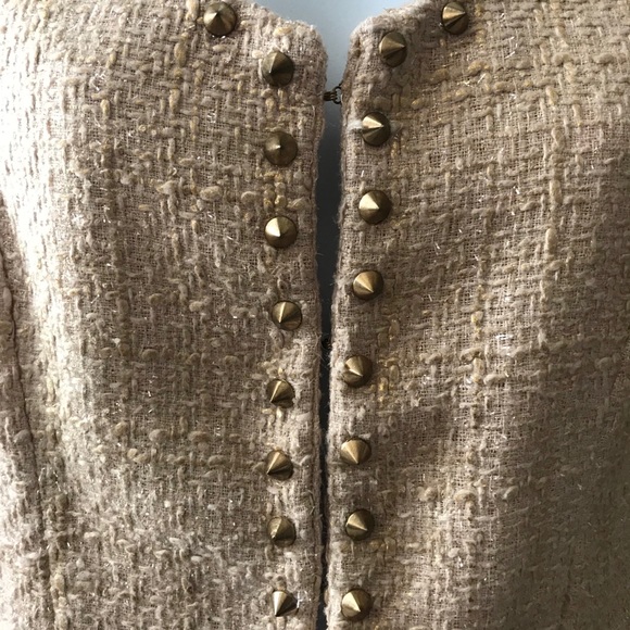 BNWT EPIQUE MOI beautiful Beige w/ accents Blazer - Picture 3 of 8